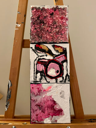 Batterie rose ( ) | 6X6 chacun