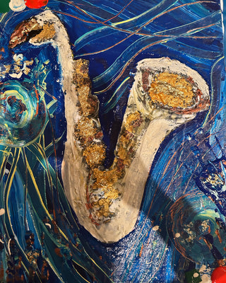 Cygne saxophone | 16X20