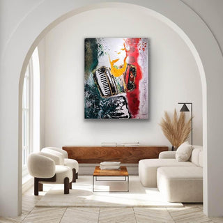 Accordéon d'inspiration italienne 60X48